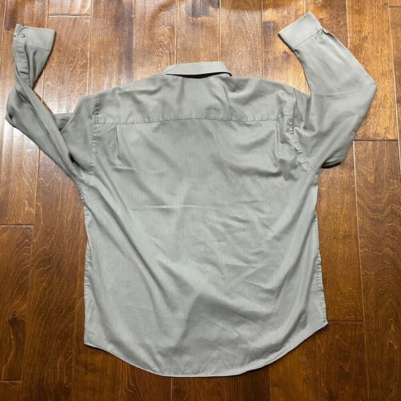 Yves Saint Laurent Casual Neutral Brown Button Down Shirt Y2K Men's Size 18 / XL - Picture 4 of 9